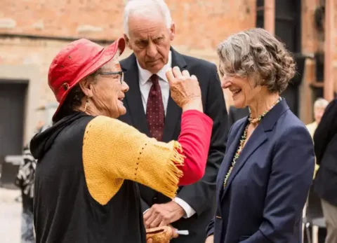 Kate-Warner-and-Auntie-Wendal-Pitchford-2021-Apology