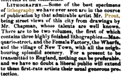The Colonial Times, 19 June 1844.