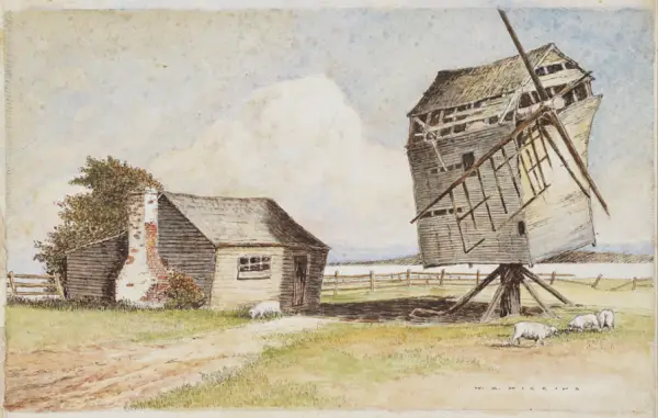 Old Mill at Sorell, William Arthur Wiggins