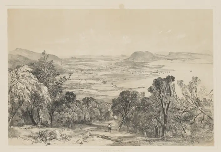 Hobart Town etc. from Mount Nelson.