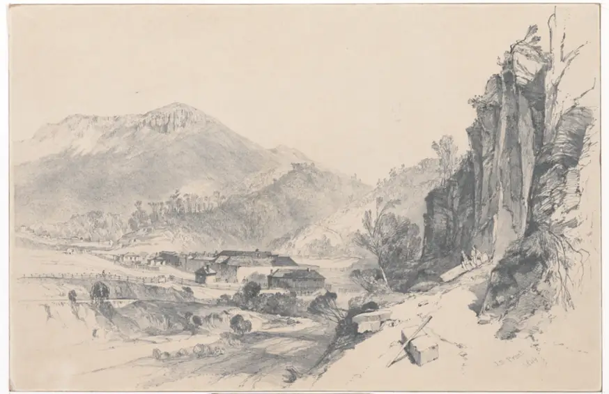 The Female Factory from Proctor’s Quarry.