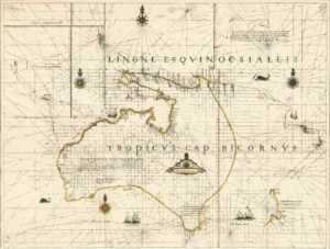 NEW NETHERLANDS c 1695 facsimile Archival Print from The RST Map Collection